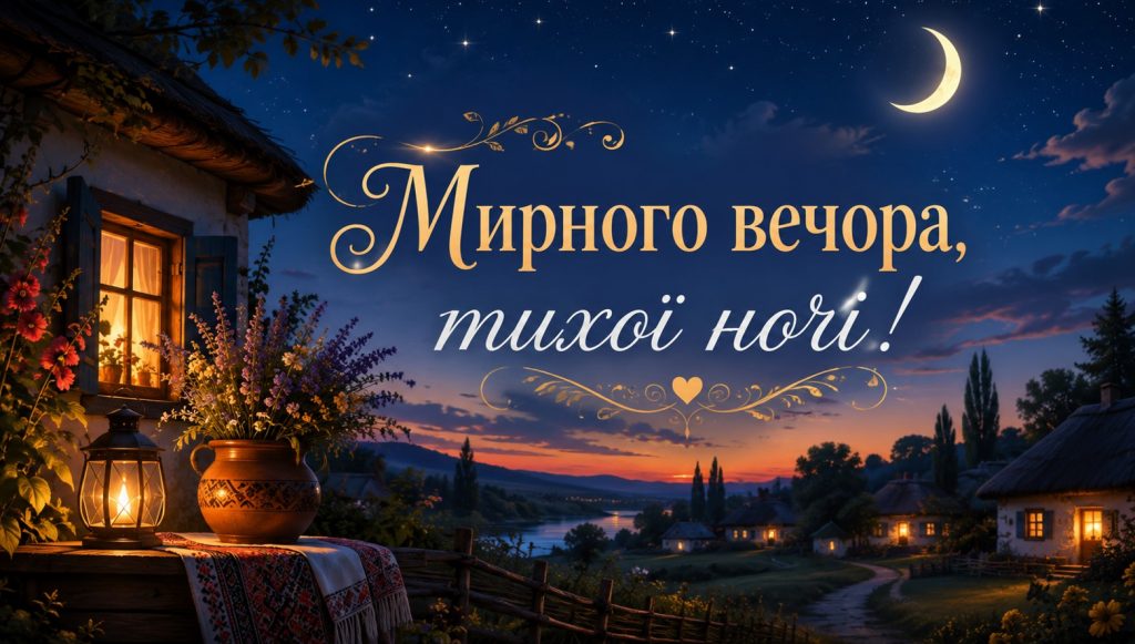 Мирного вечора тихої ночі